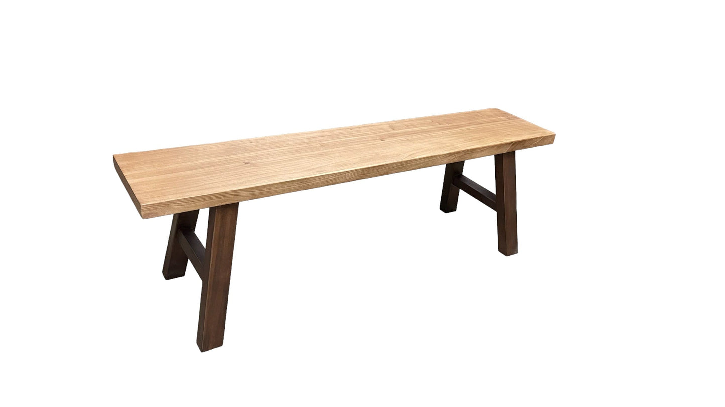 "Banc Midwich Natural 2 Tons, Naturel/Marron"