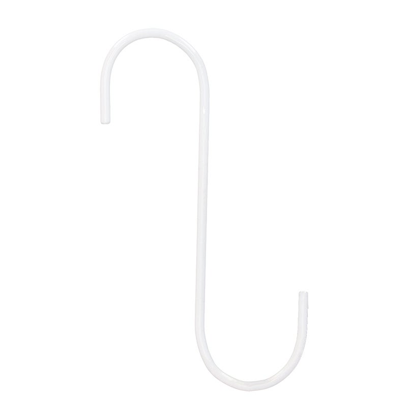 S Hook White 20cm