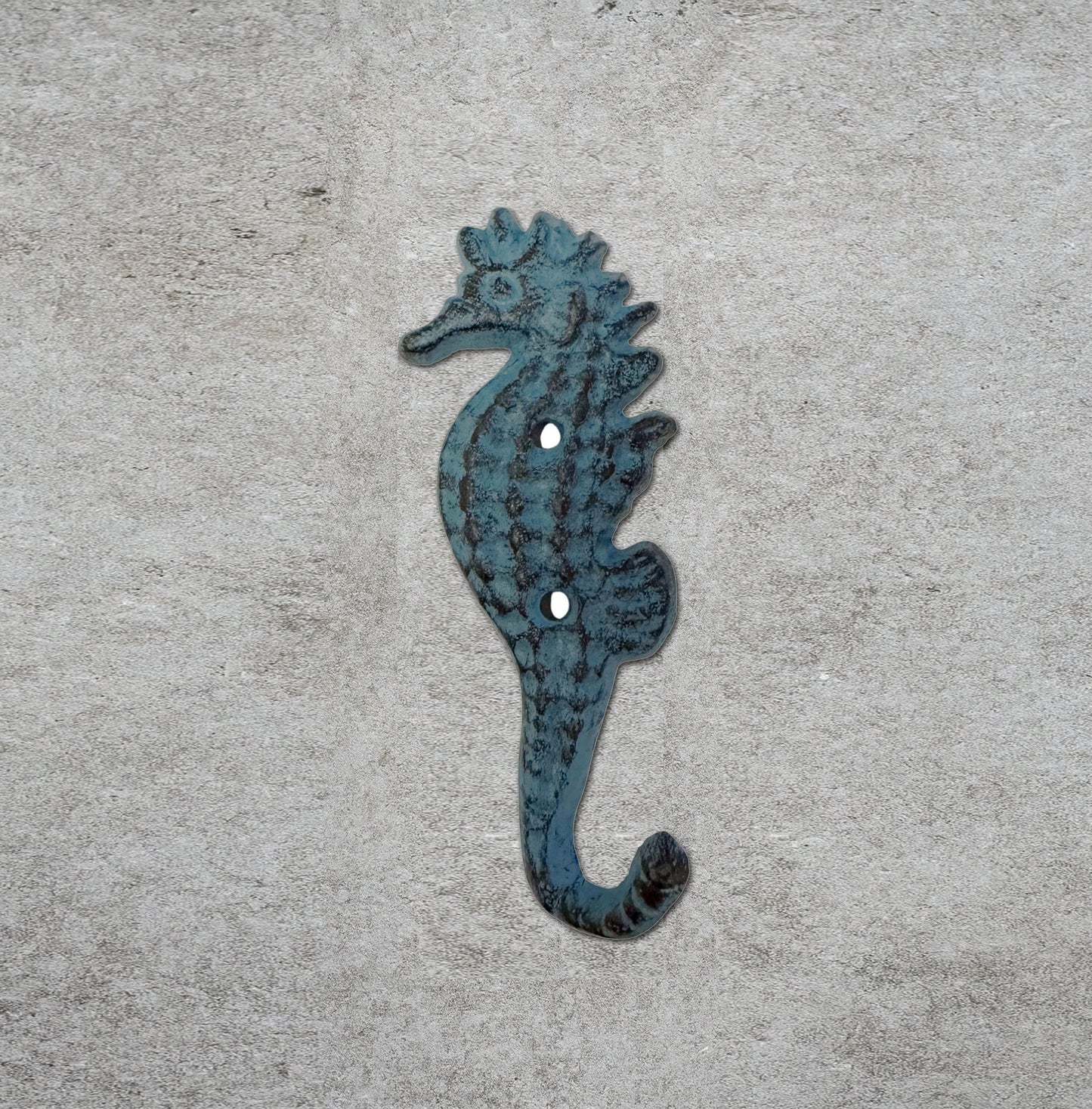 Crochet Hippocampe Bleu