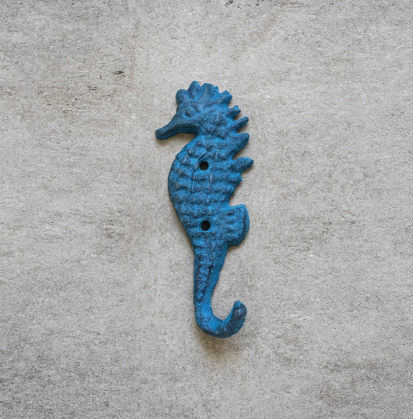 Crochet Hippocampe Bleu