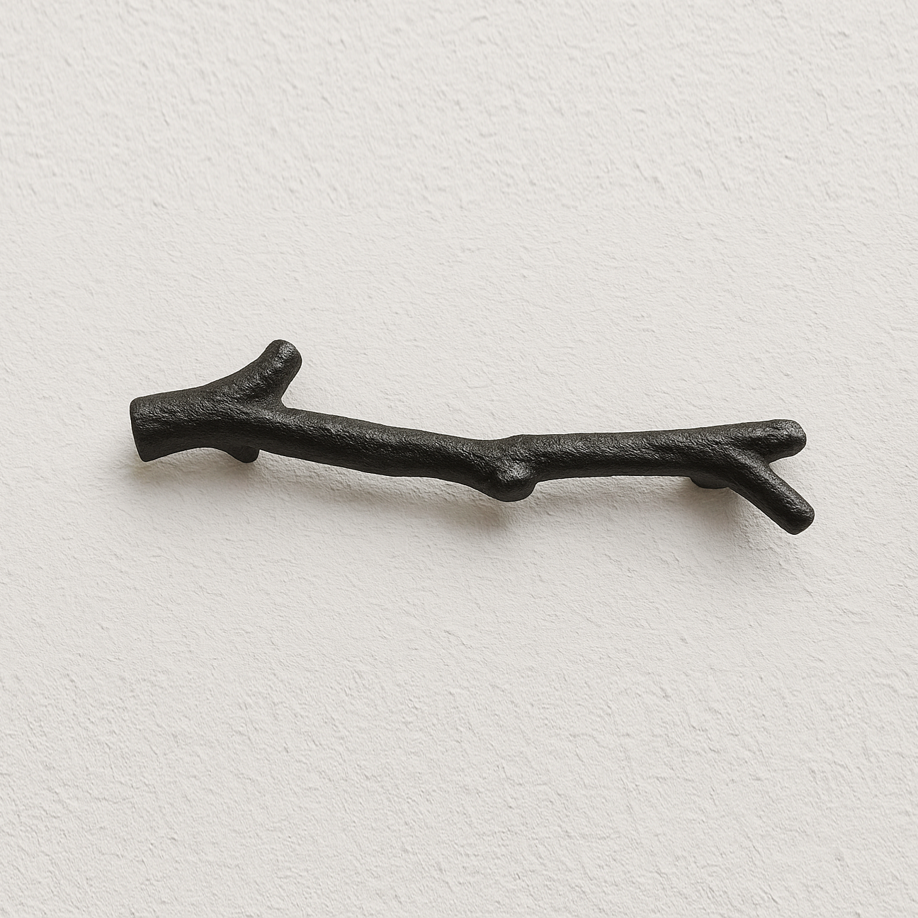 Poignée de porte rustique brindille, poignées vintage pour portes et armoires, marron