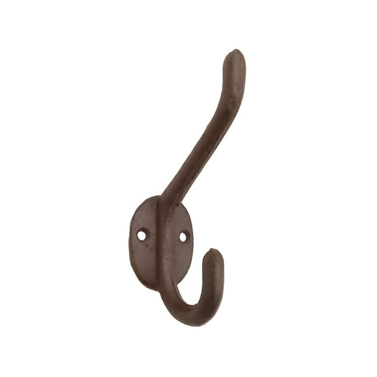 Alya Double Crochet, Crochets Muraux Rustiques pour Suspendre Intérieur et Extérieur, Marron