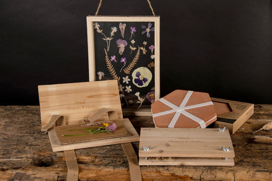 Presse Fleurs Et Herbes Avec Sangles