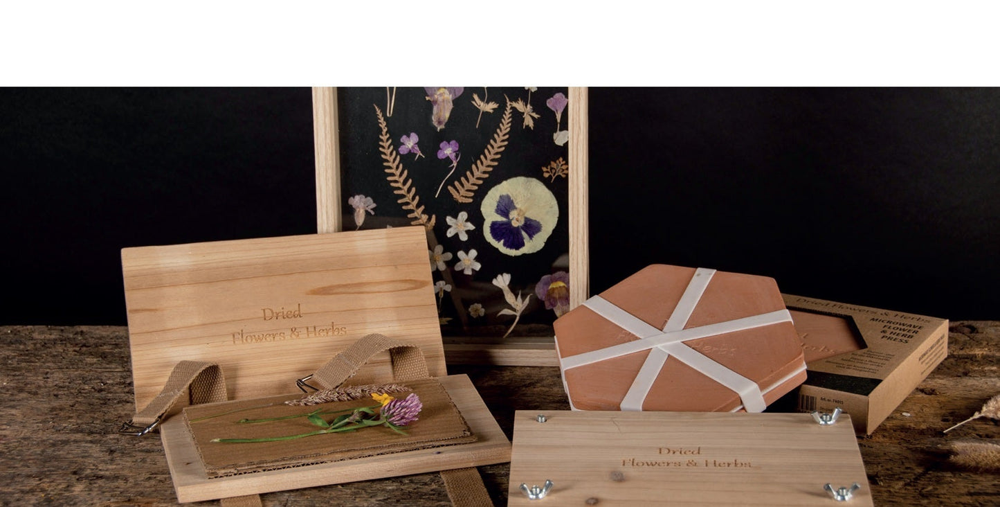 Flowers And Herbs Press With Straps