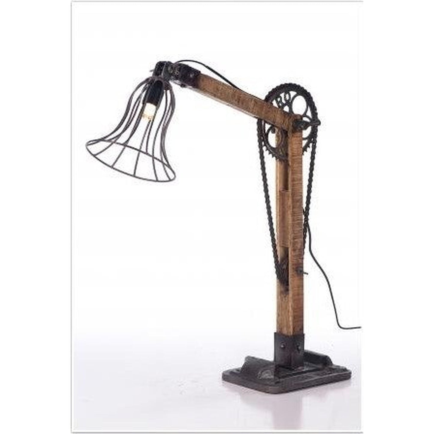 Upcycle Vintage Bicycle Chain Lamp