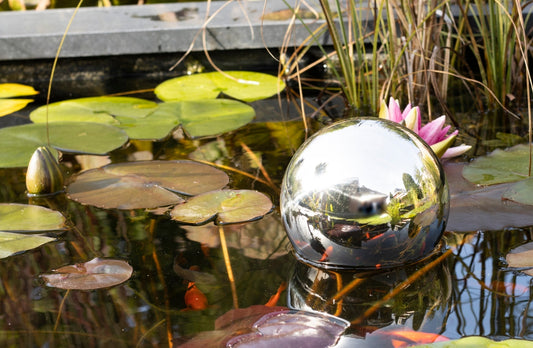 Contemplation Globe Acier Inoxydable S