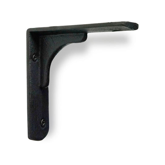 Minimal Corner Bracket, Antique Black, Medium