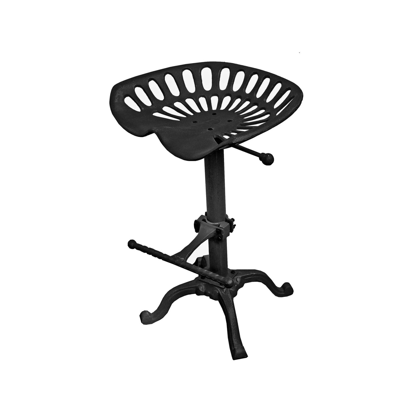 Tabouret de siège de tracteur noir