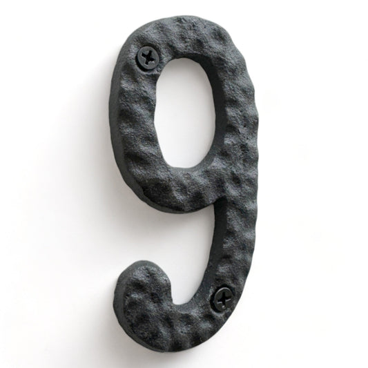 Cast Iron Number 9, 4 inches (JS-RN4-9)