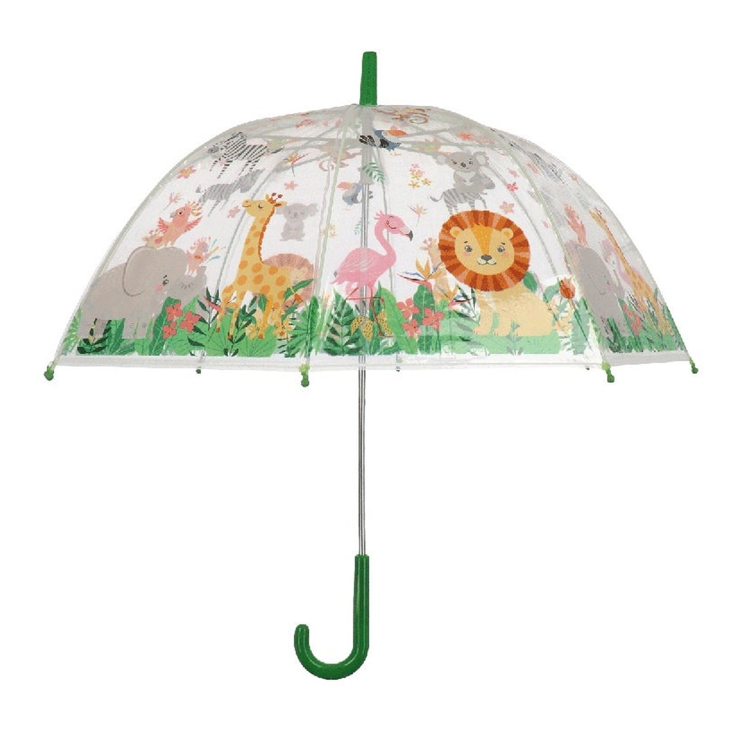 Kids Umbrella Transparent Jungle