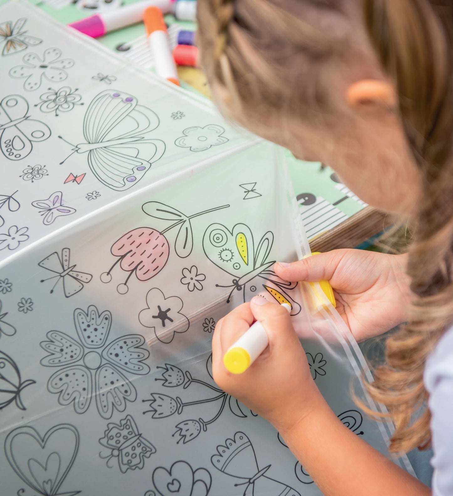 Colour in Umbrella "Flowers"