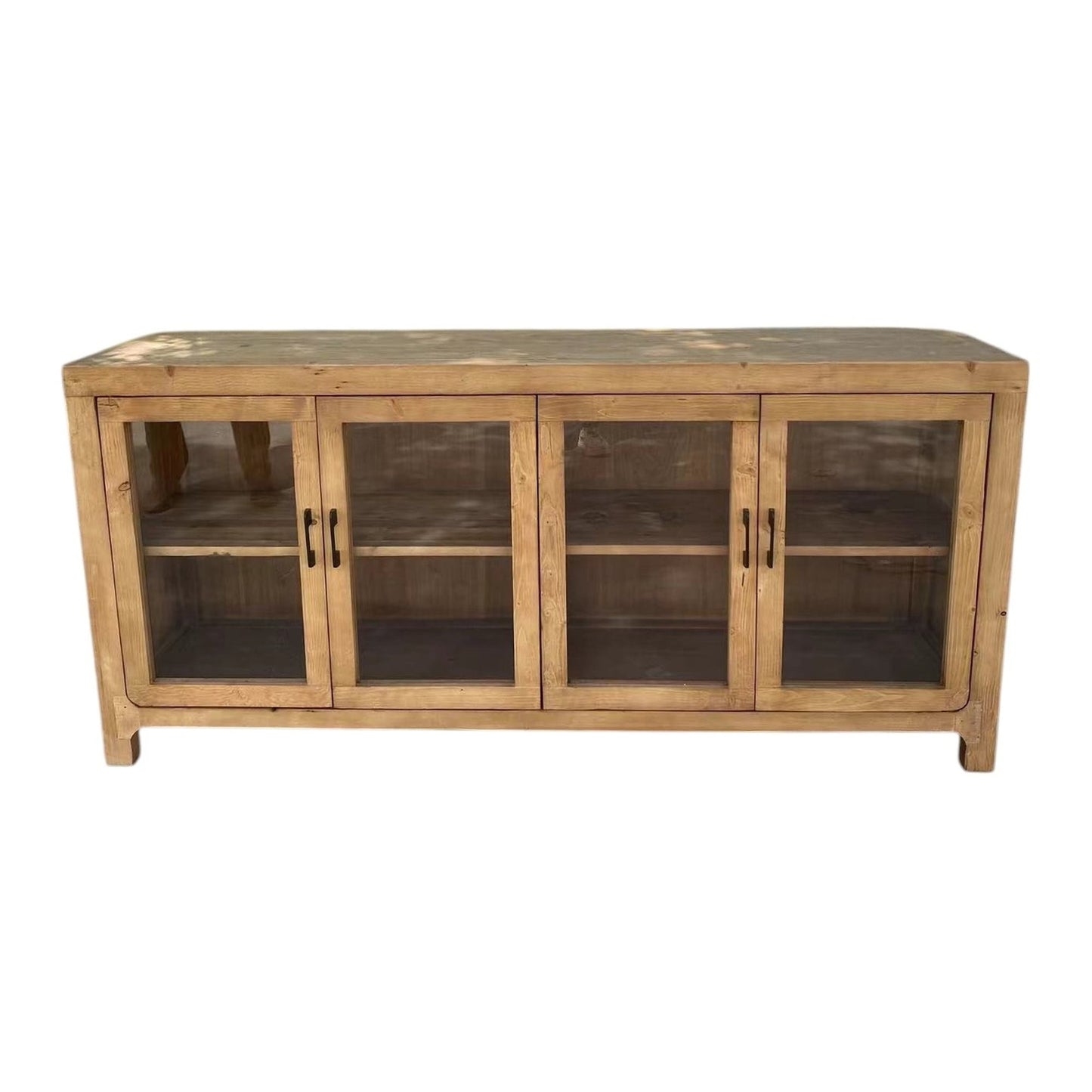 Recycled Pine 4Drs Buffet, Natural (KT-25003)