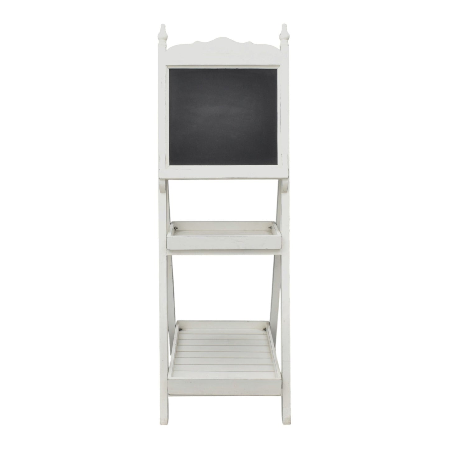 Wooden Shelf With Blackboard