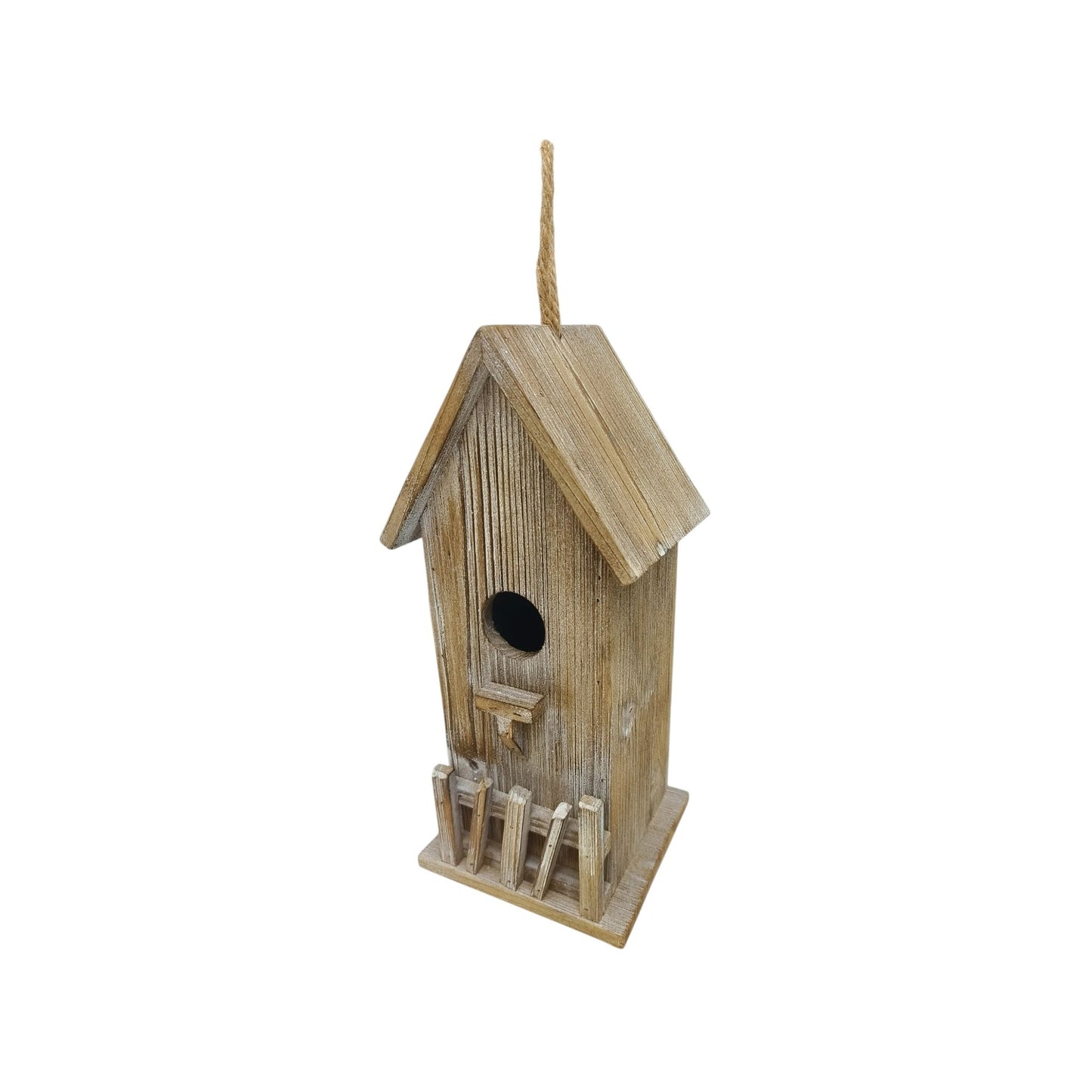 Tall Wooden Birdhouse