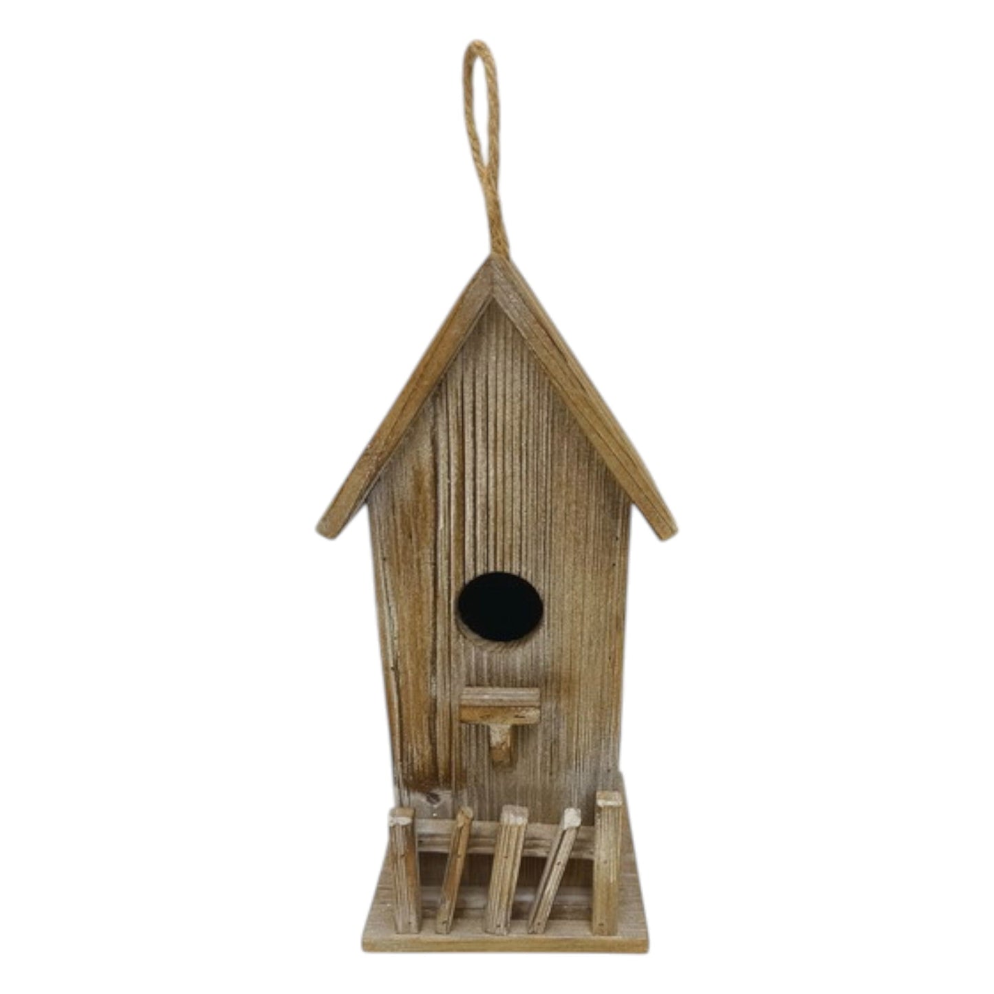 Tall Wooden Birdhouse