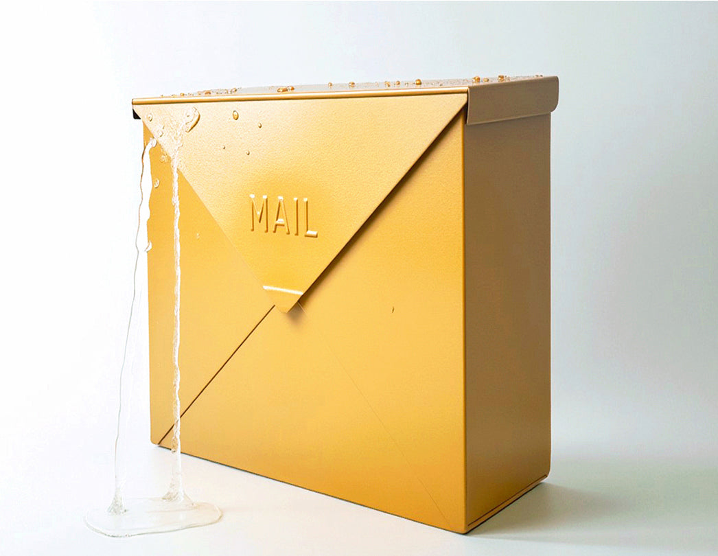 Chicago Letter Mailbox, Yellow