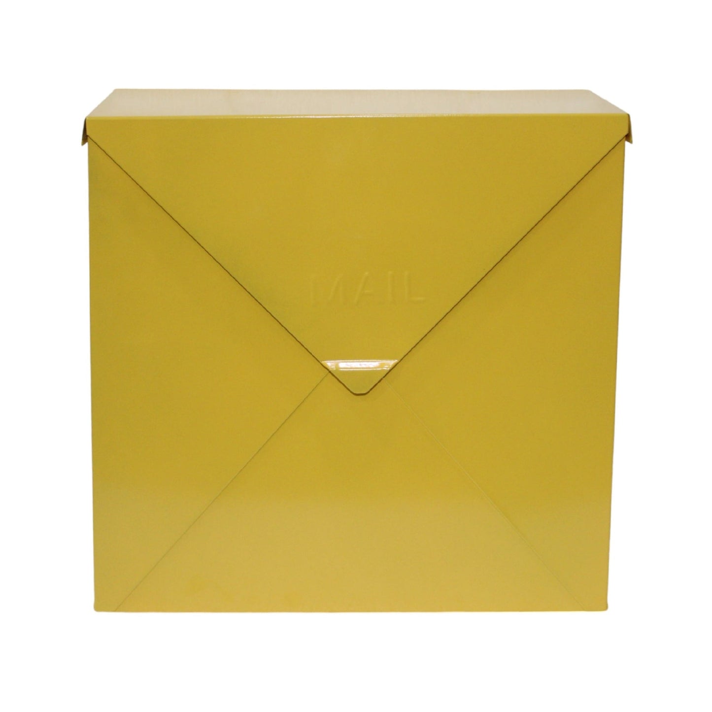 Chicago Letter Mailbox, Yellow
