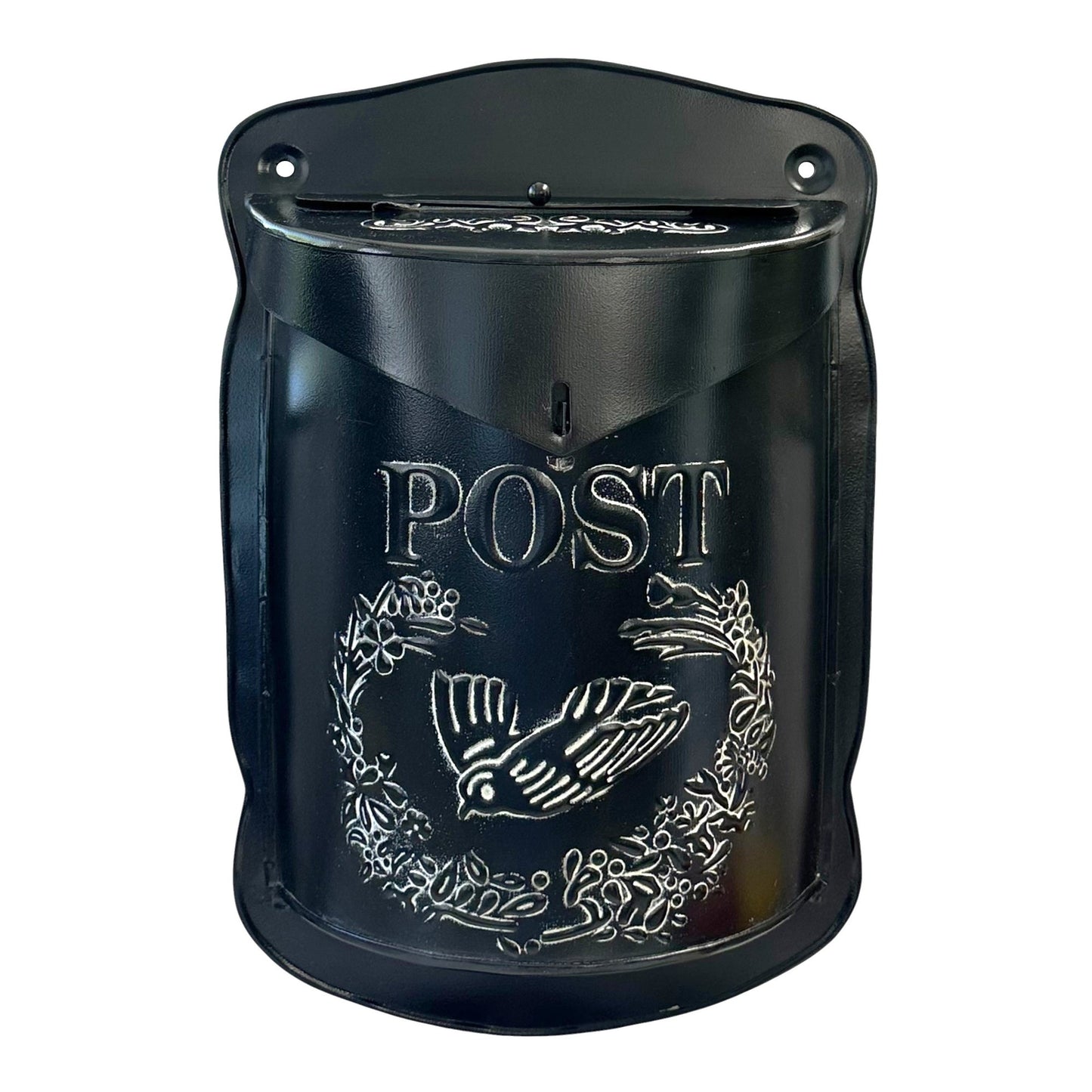 Antique Mailbox, Black and White Wash