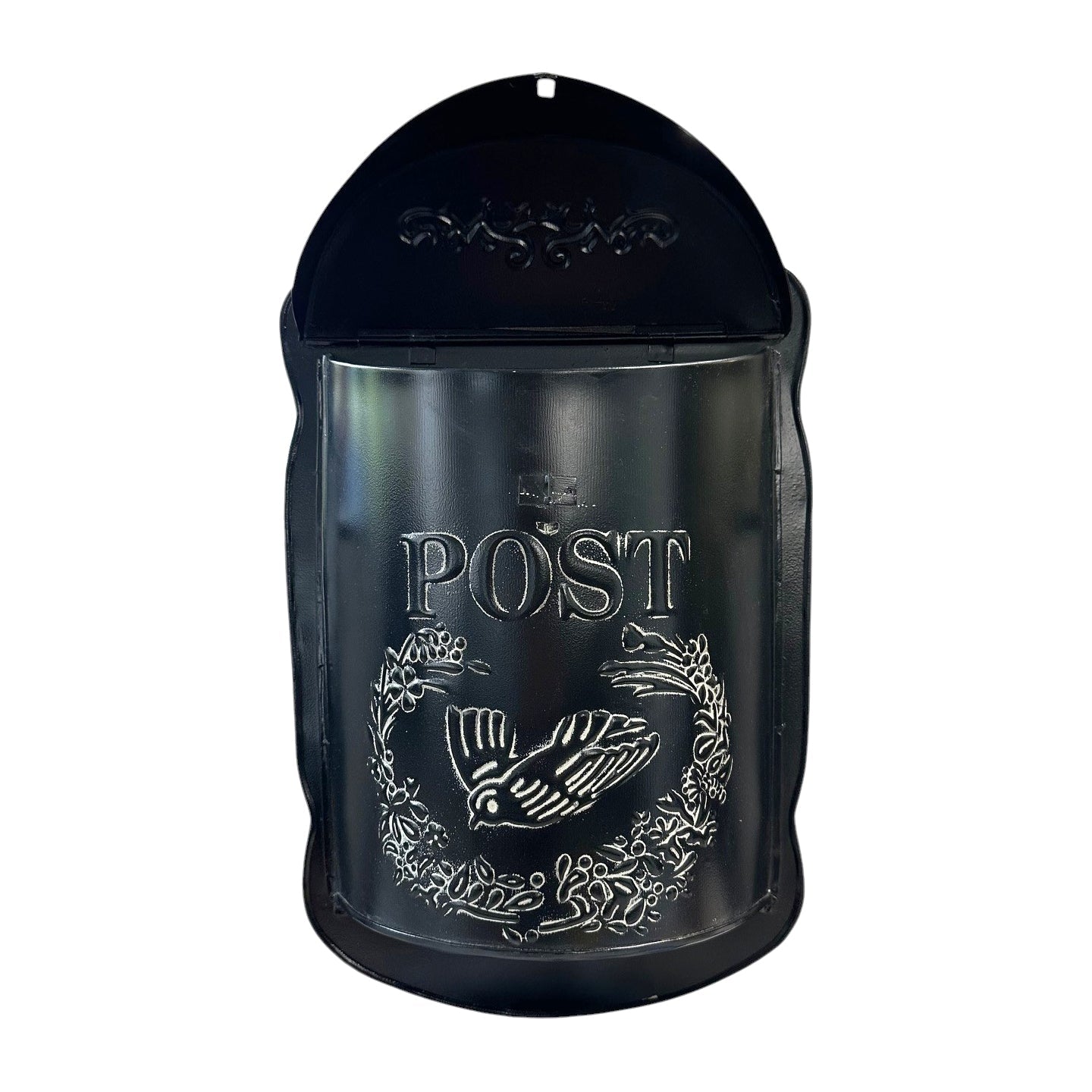 Antique Mailbox, Black and White Wash