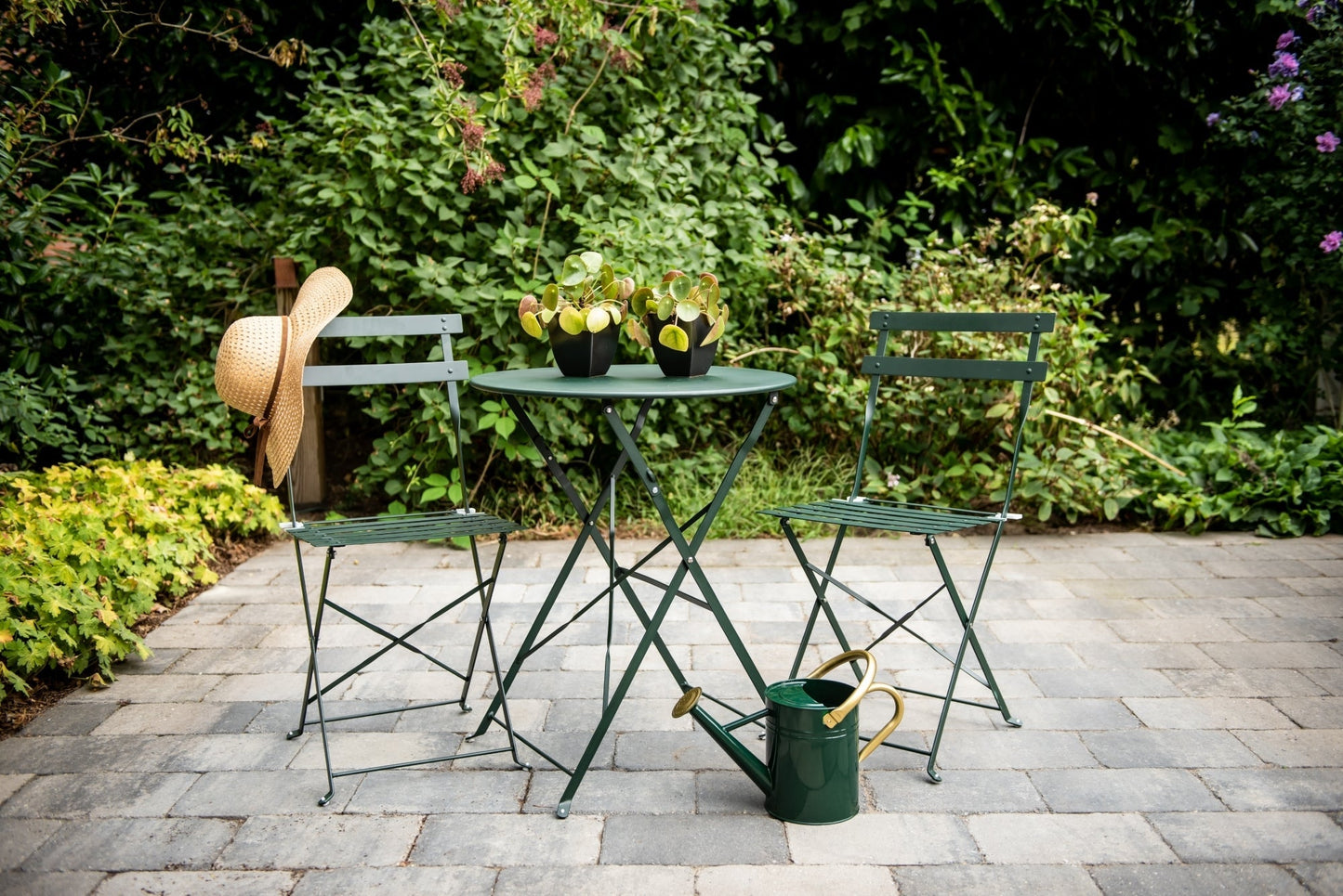 Chaise Bistrot Métal Vert