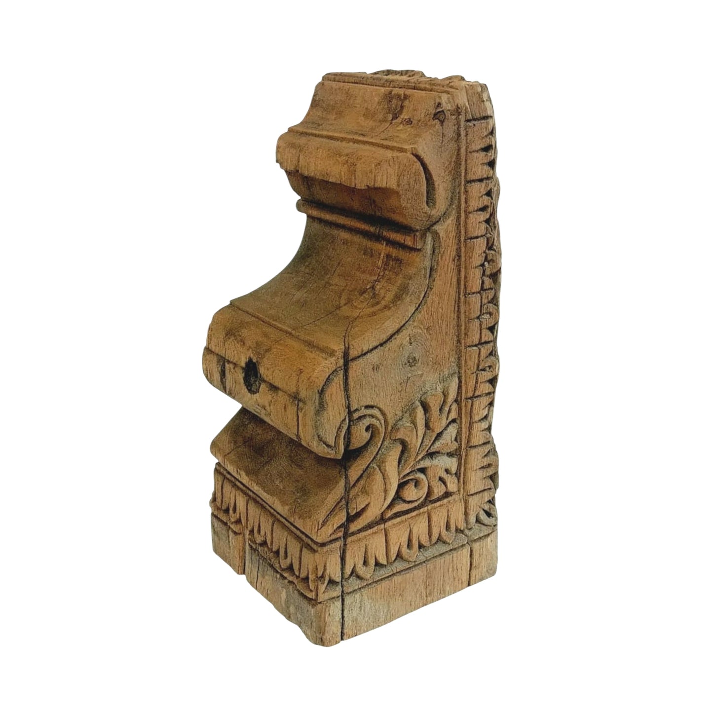 Old Wooden Base, 9 To 11 Inch, **Assorted, Size May Vary**