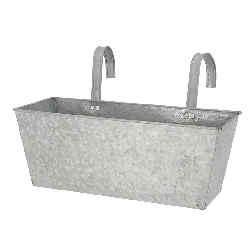 Pot De Fleurs De Balcon Ancien En Zinc