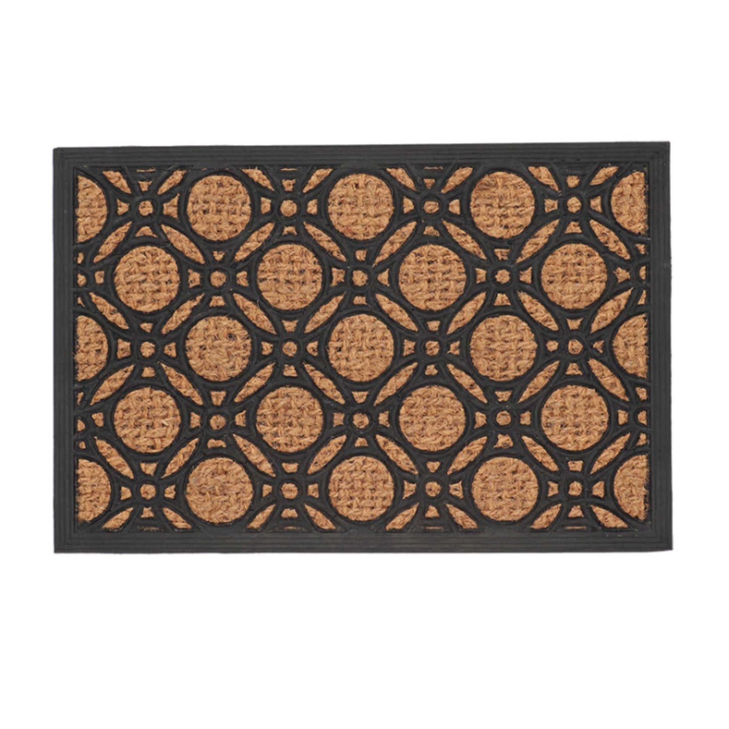 Doormat Rubber/ Coir Circles M