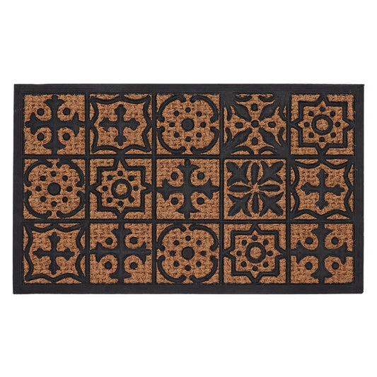 Paillasson Caoutchouc/ Mosaïque de Coco L