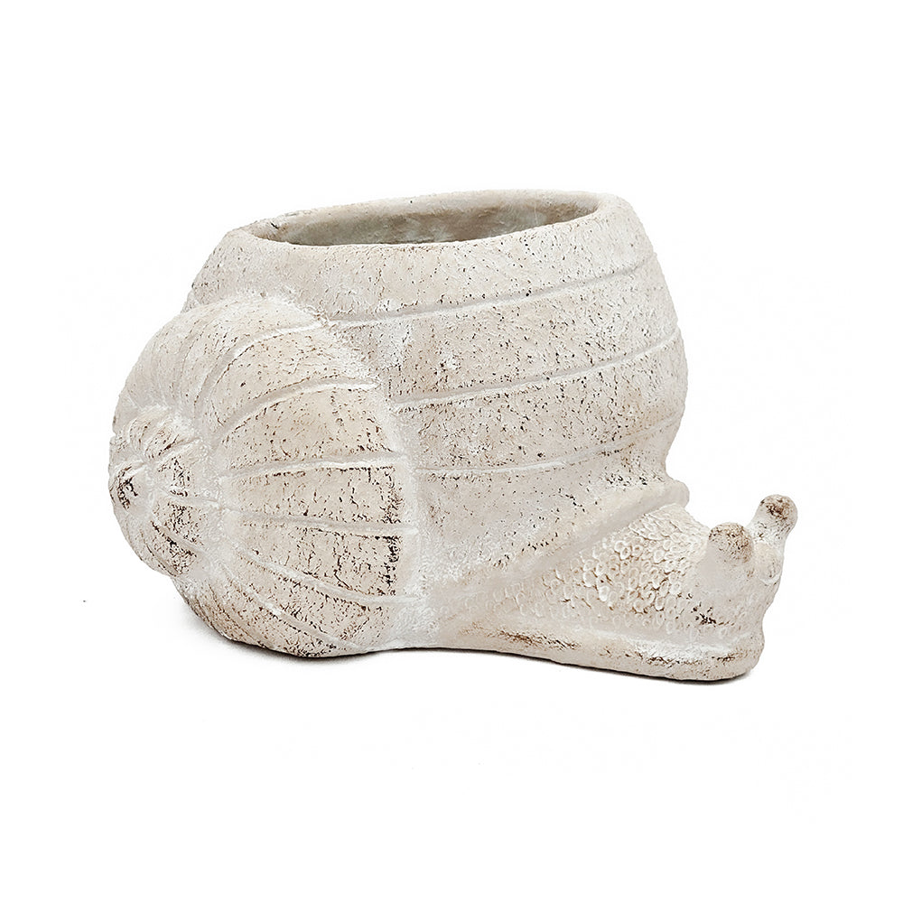 Sand and Cement Snail Planter, Small
