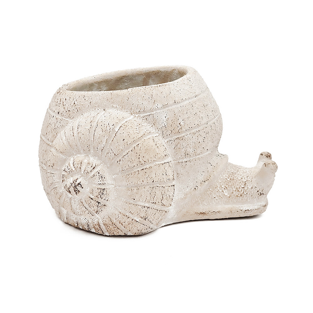 Sand and Cement Snail Planter, Small