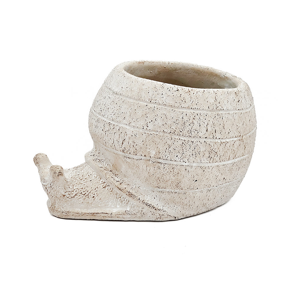 Sand and Cement Snail Planter, Small