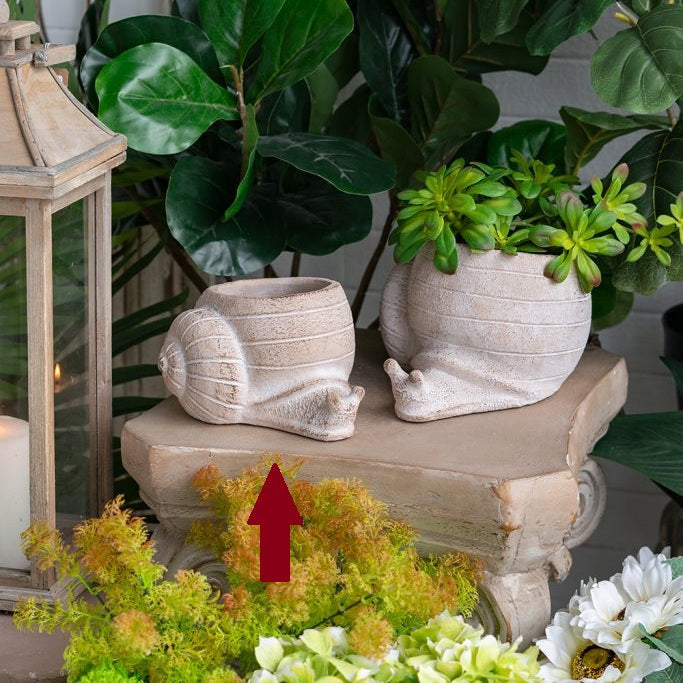 Sand and Cement Snail Planter, Small