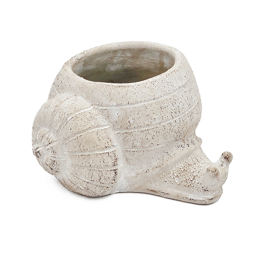 Sand and Cement Snail Planter, Small