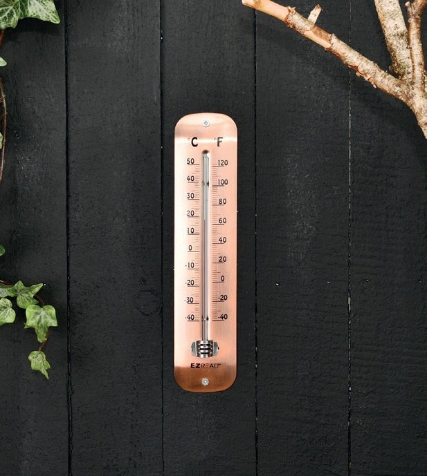 Thermometer Copperplated
