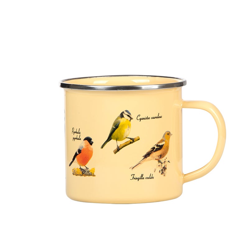 Enamel Mug Birds
