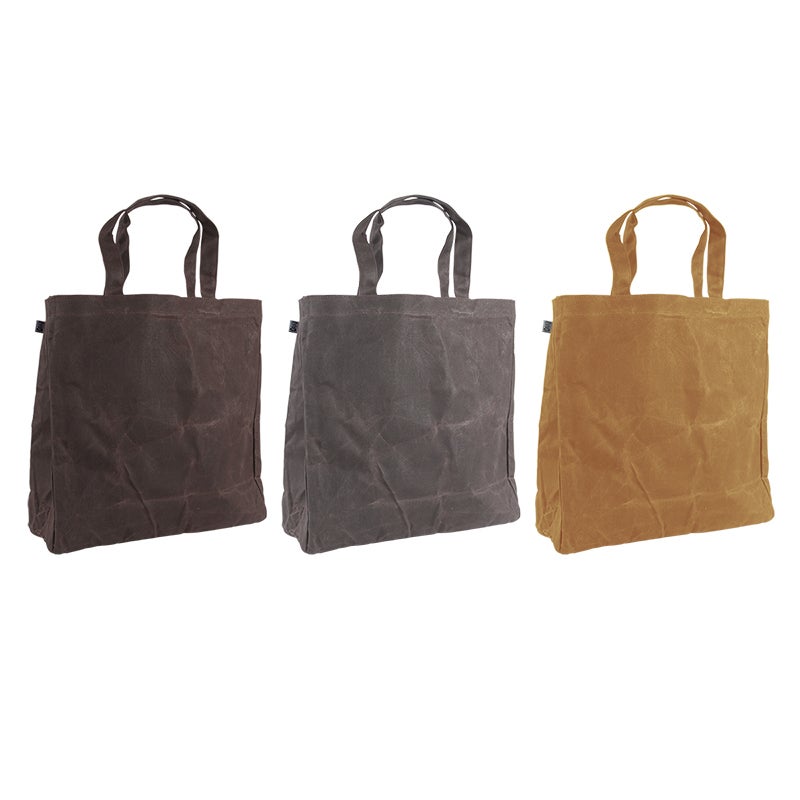 Shopping Bag Waxed Canvas M