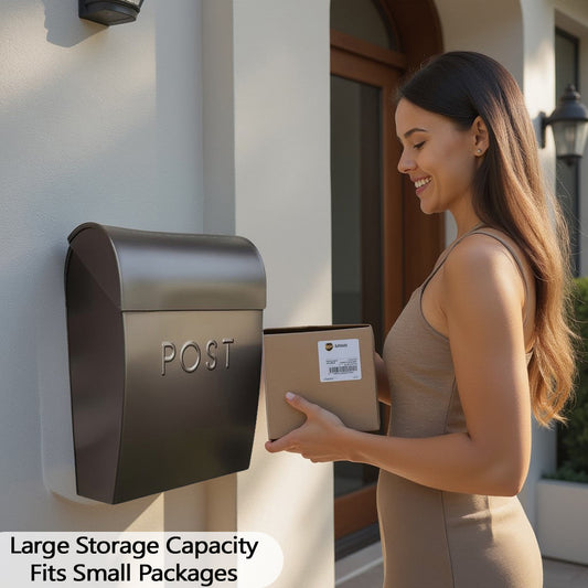 Grande boîte aux lettres Euro Sylvia noire