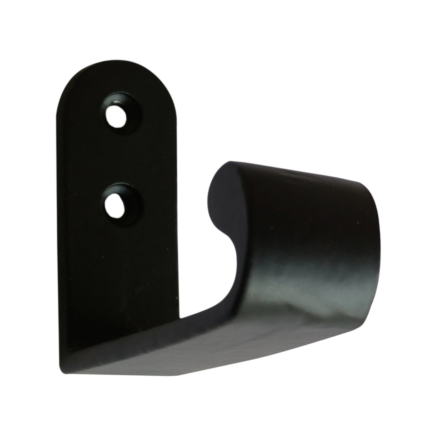 Sculptural Organic Wall Hook, Matt Black