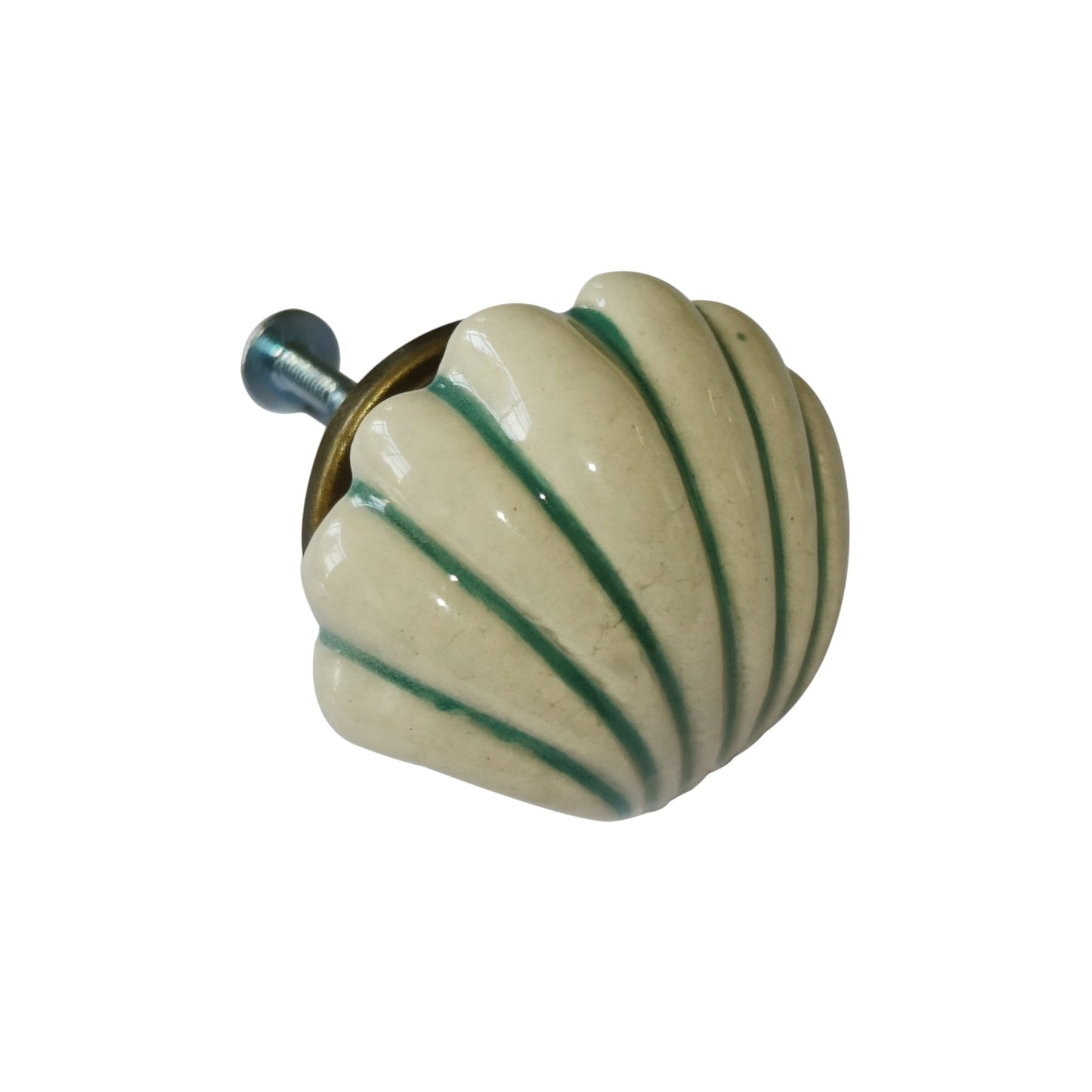 Shell Shape Ceramic Knob, Ceramic
