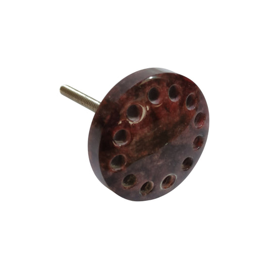 Resin Knob, Dark Brown