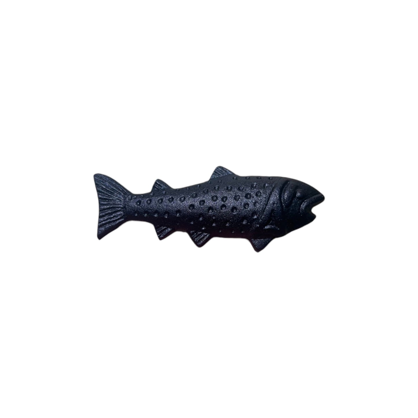 Fish Knob Antique Black Finish