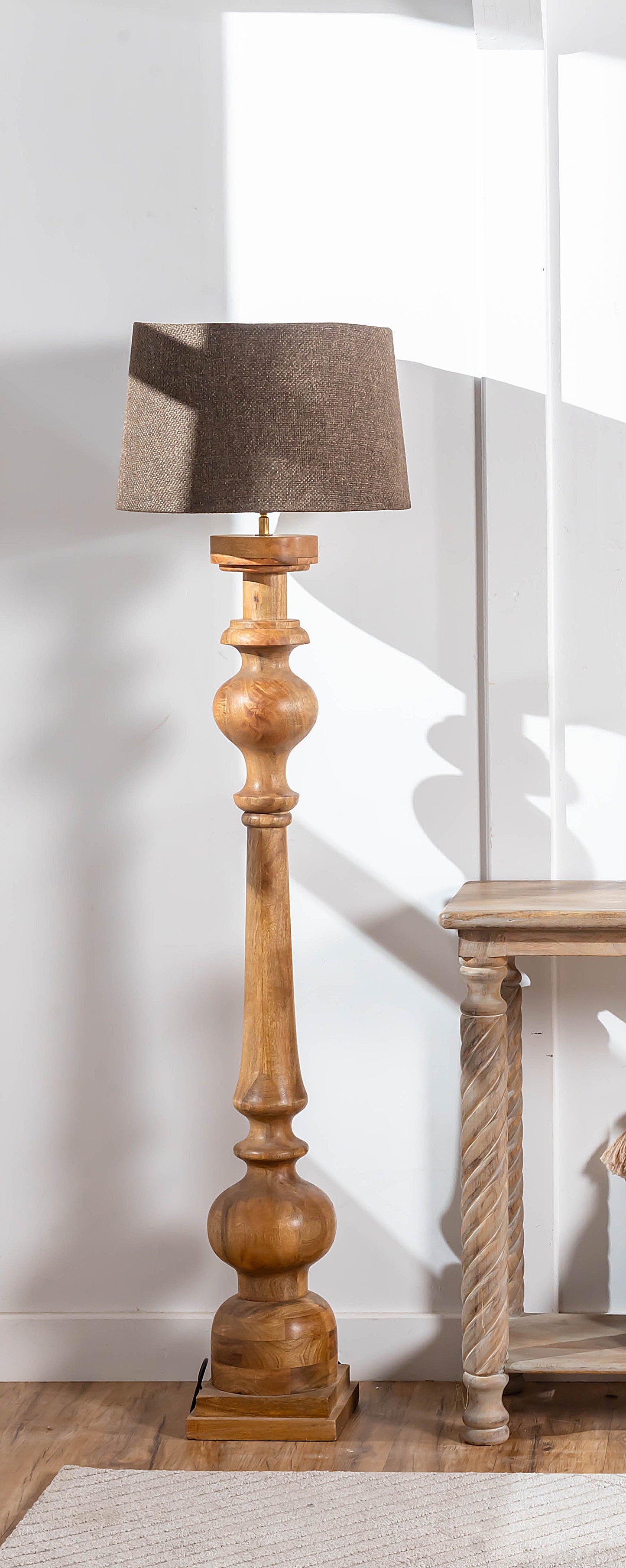Wooden Floor Lamp