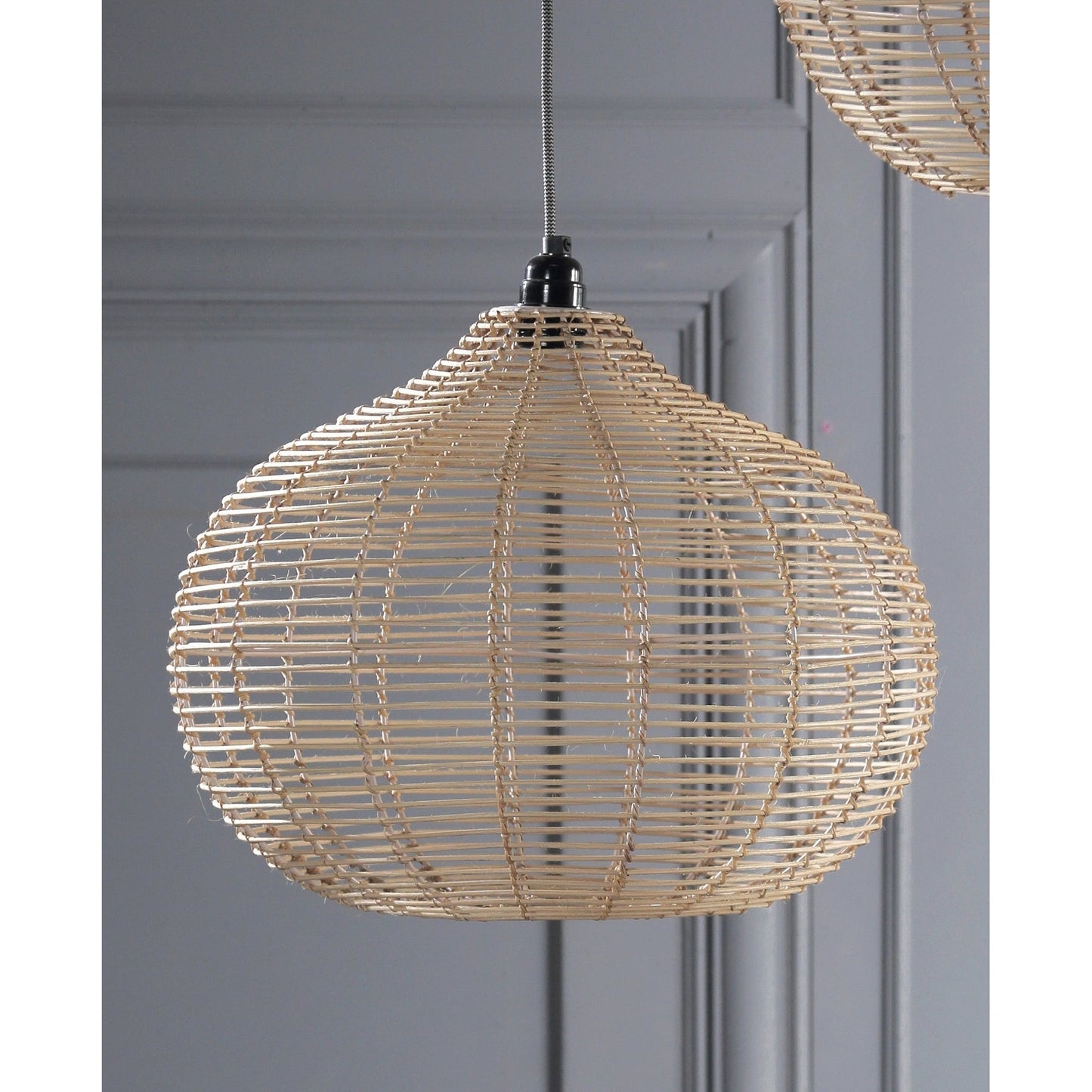 Rattan Caned Ceiling Lamp (VV-21489)