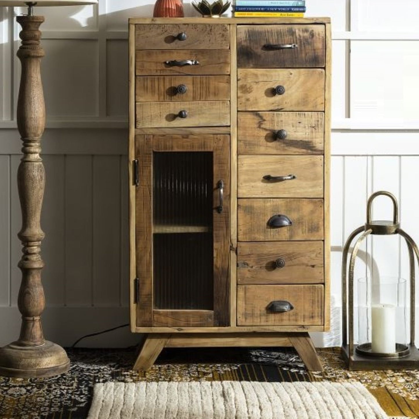 Reclaimed Wooden Chest Of Drawers