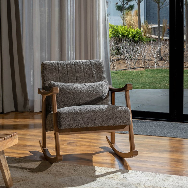 Orchid Outlook Rocking Chair, Grey