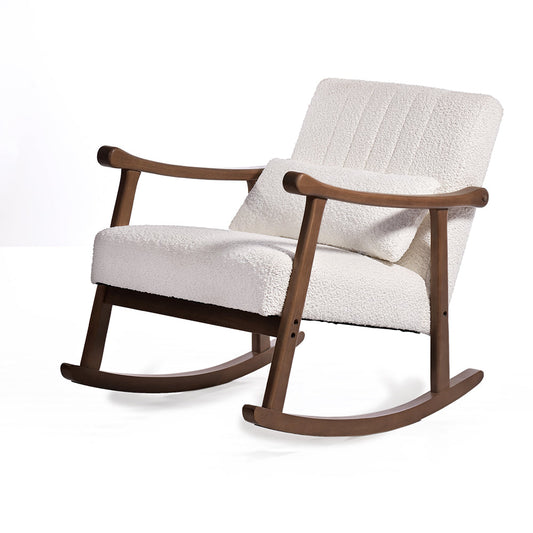 Orchid Outlook Rocking Chair, White