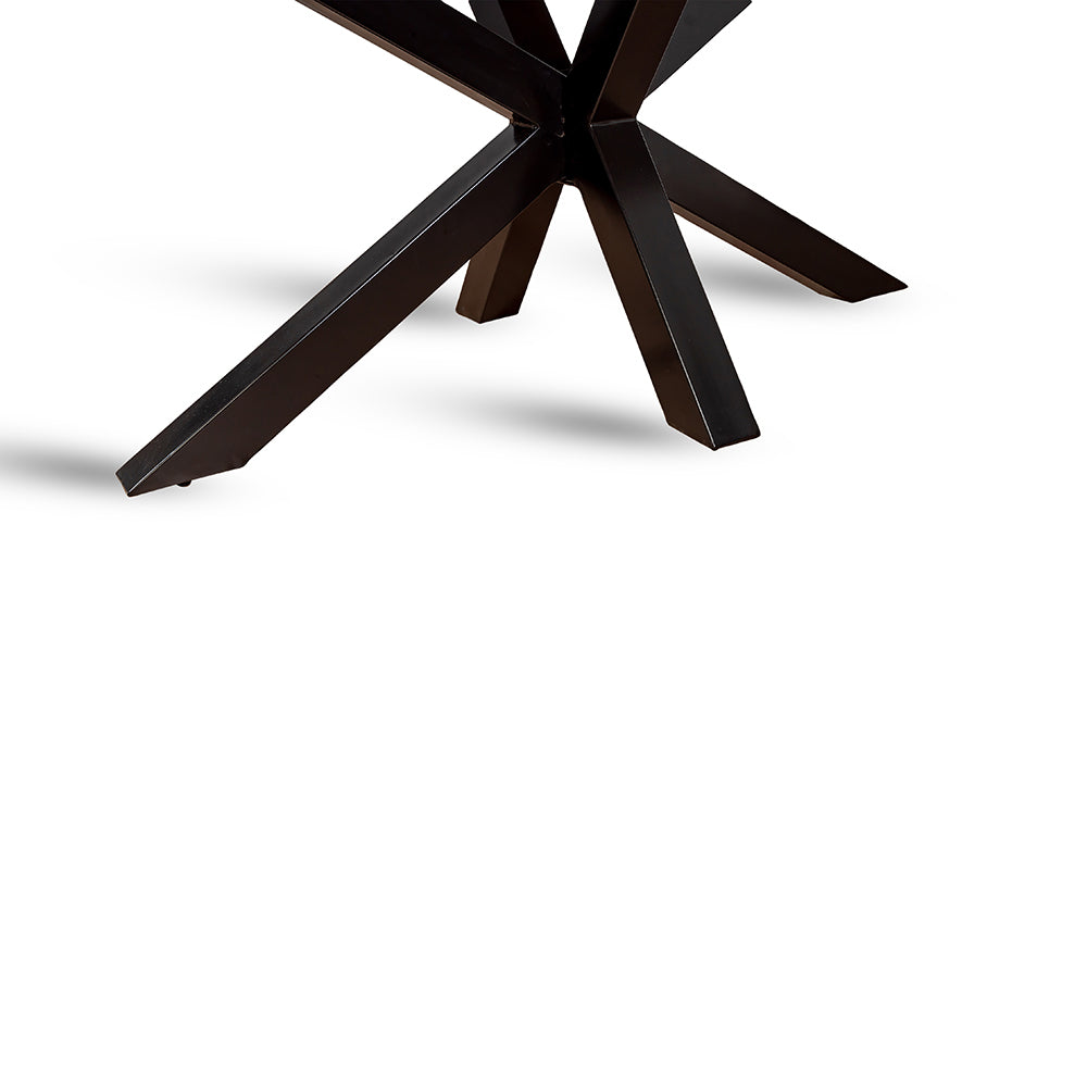Crispio Wooden Dining Table, Brown