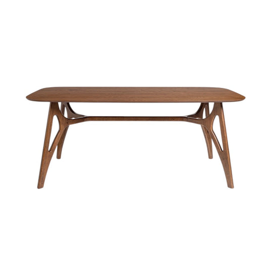 Olivia Judd Dining Table, Dark Walnut
