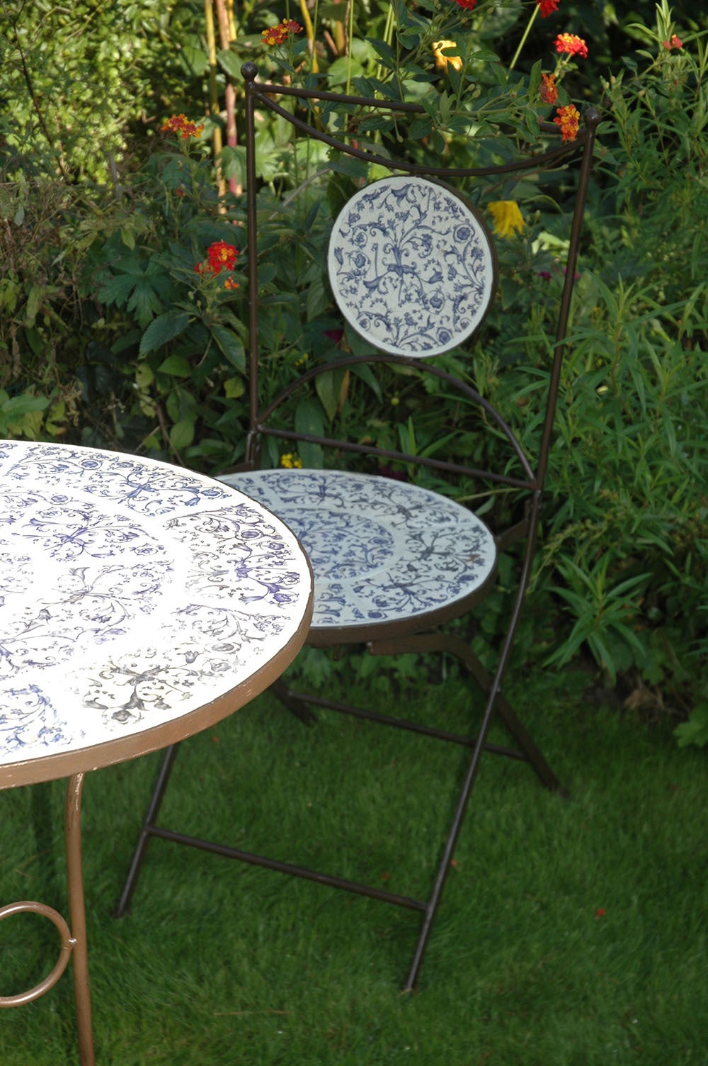 Aged Ceramic Chair
