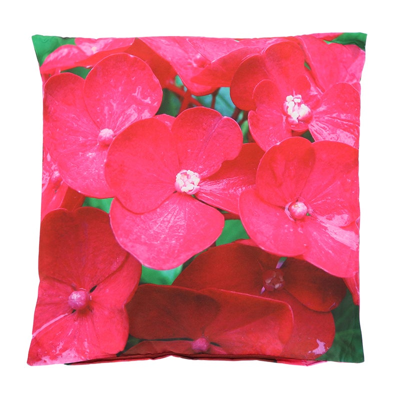 Outdoor Cushion With Pink Flower L